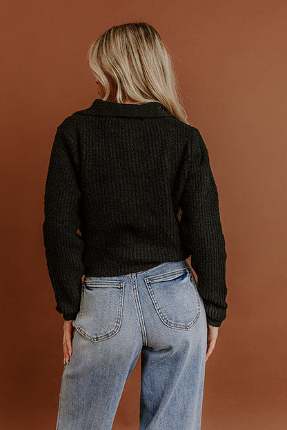 Warm Whispers Knit Sweater Top