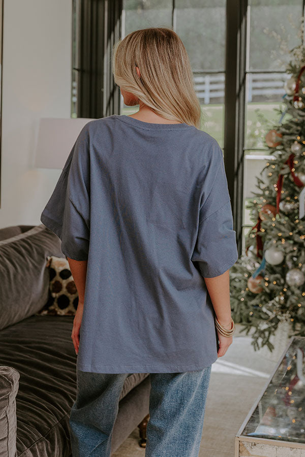 Ever So Effortless Oversized Tee in Riverside