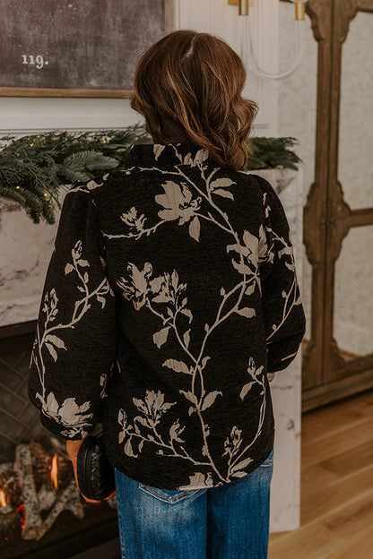 Poetic Muse Floral Jacquard Top