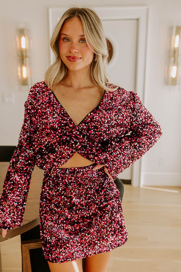 Ready To Party Sequin Top