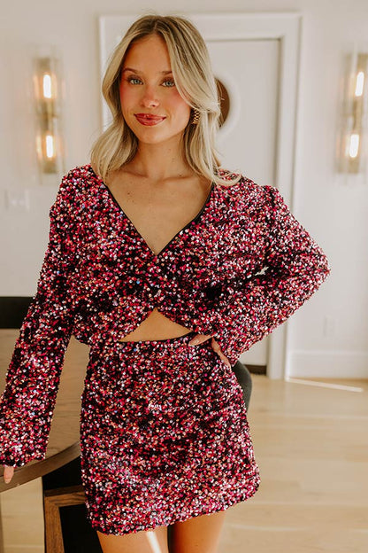 Ready To Party Sequin Top