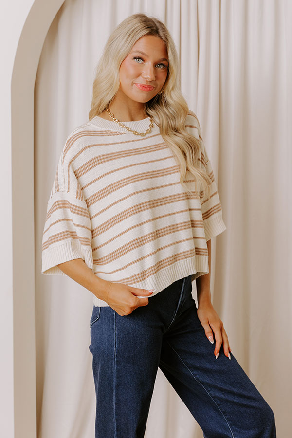 Modern Lines Knit Top