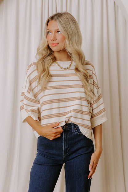 Modern Lines Knit Top