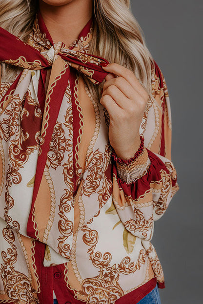 Soho Charm Front Tie Top