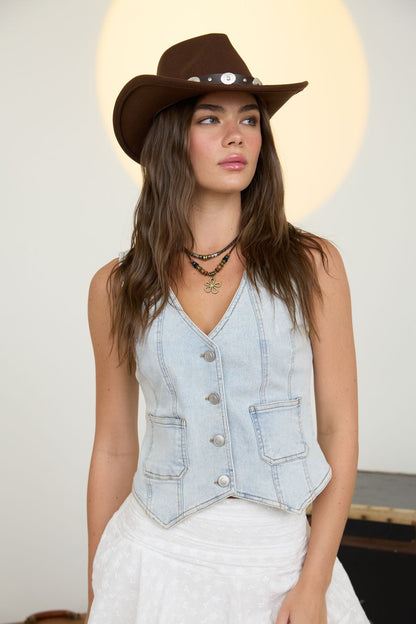 Dallas Denim Top