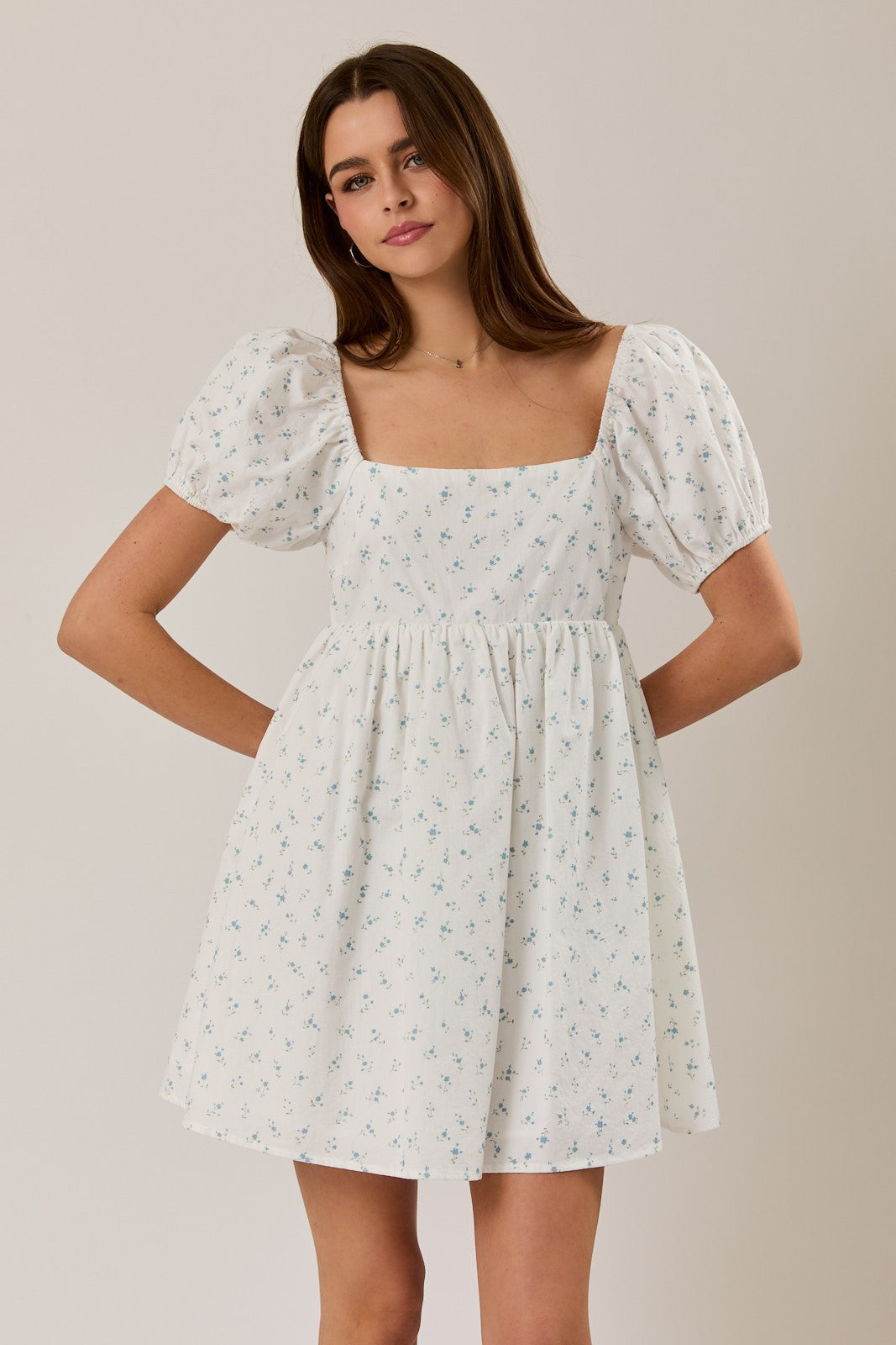 Cottage Bloom Mini Dress