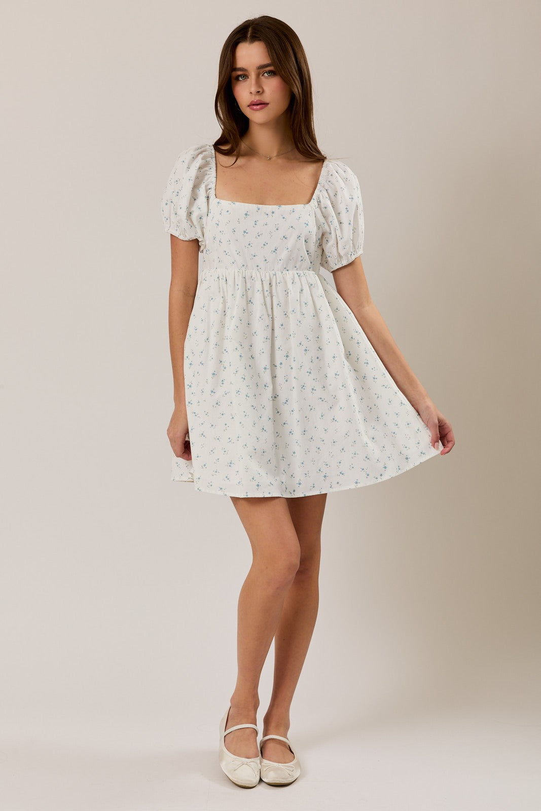 Cottage Bloom Mini Dress