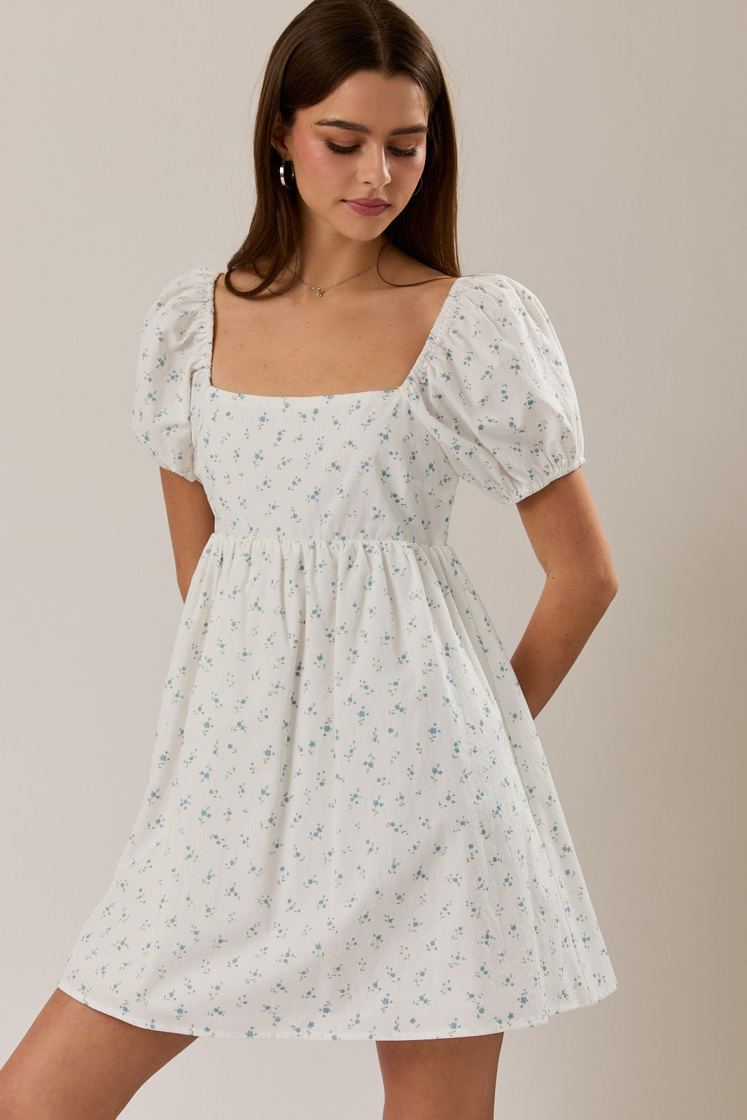 Cottage Bloom Mini Dress
