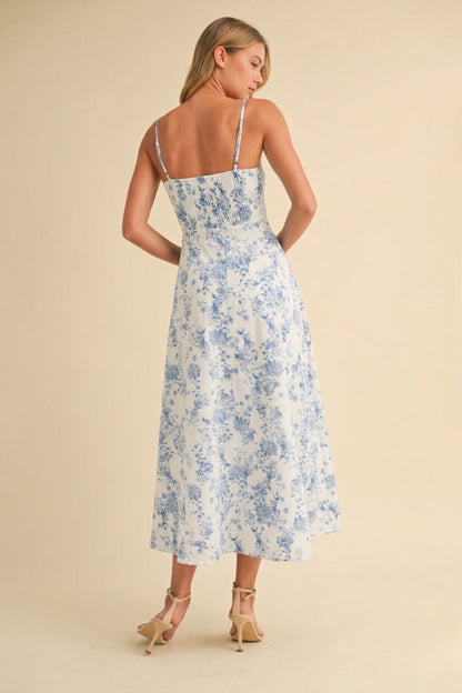 Cottage Bloom Midi Dress