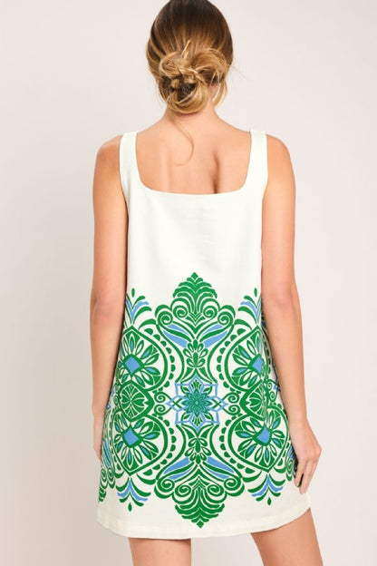 Emerald Escape Mini Dress