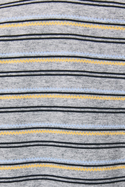 Oversized Short Sleeve Stripe Top
