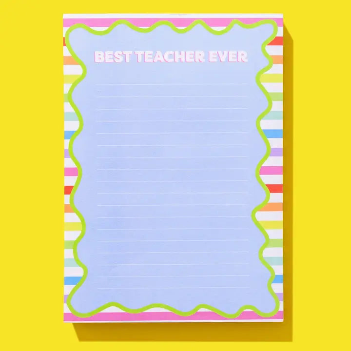 Best Teacher Ever Notepad