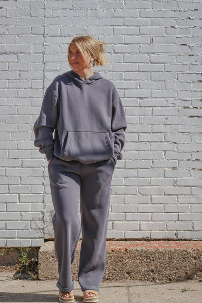 Lani Cloud Fleece Wide Leg Sweat Set