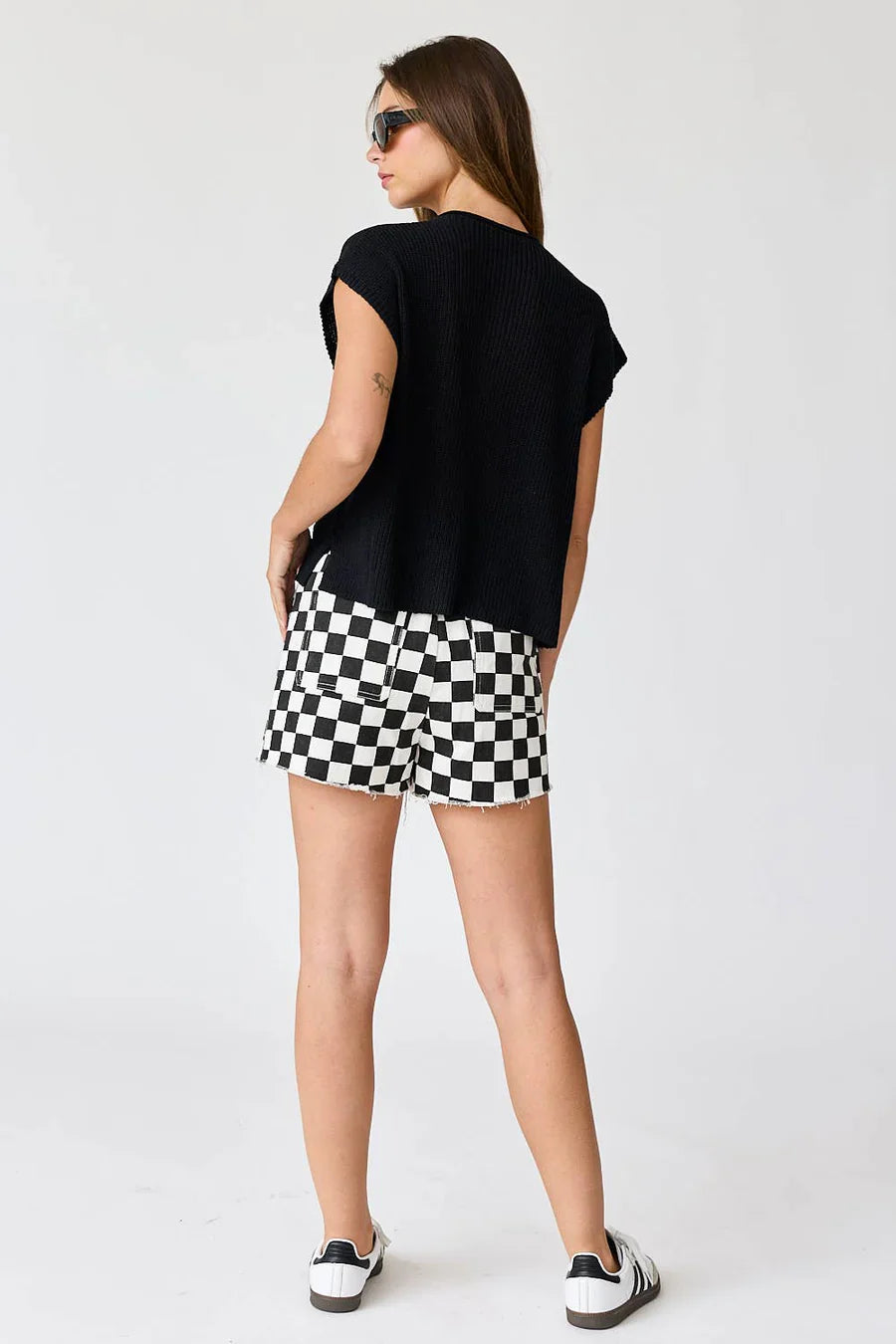 Checkmate Denim Shorts
