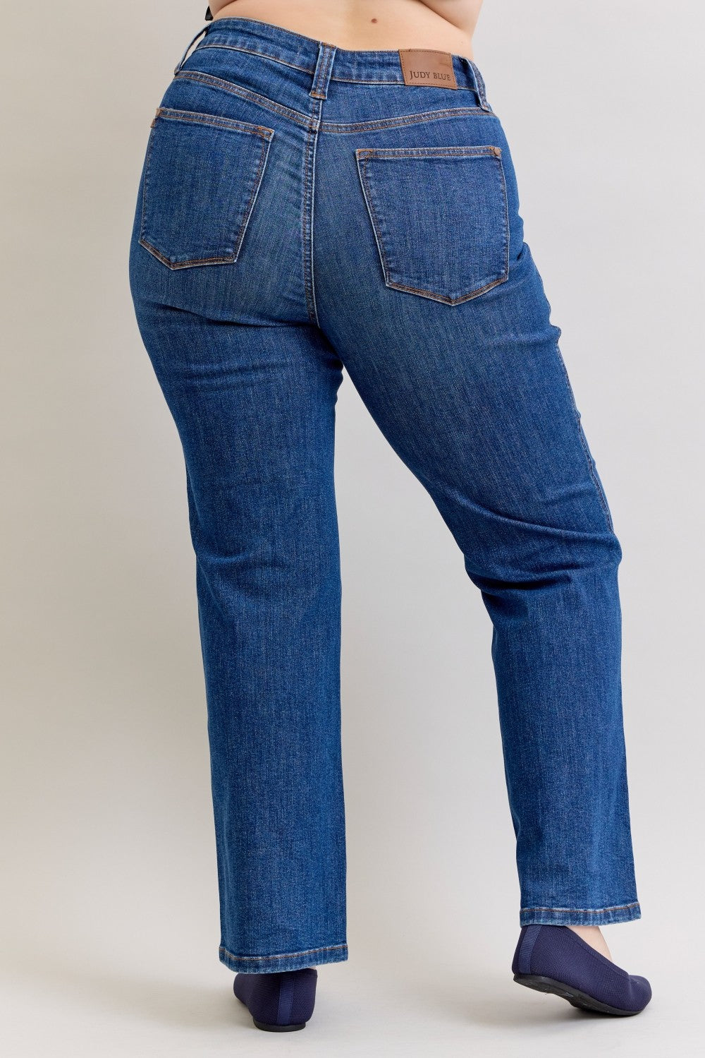 Judy Blue Curvy HW Tummy Control Straight