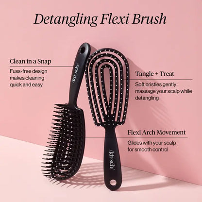 Detangling Flexi Brush (Black)