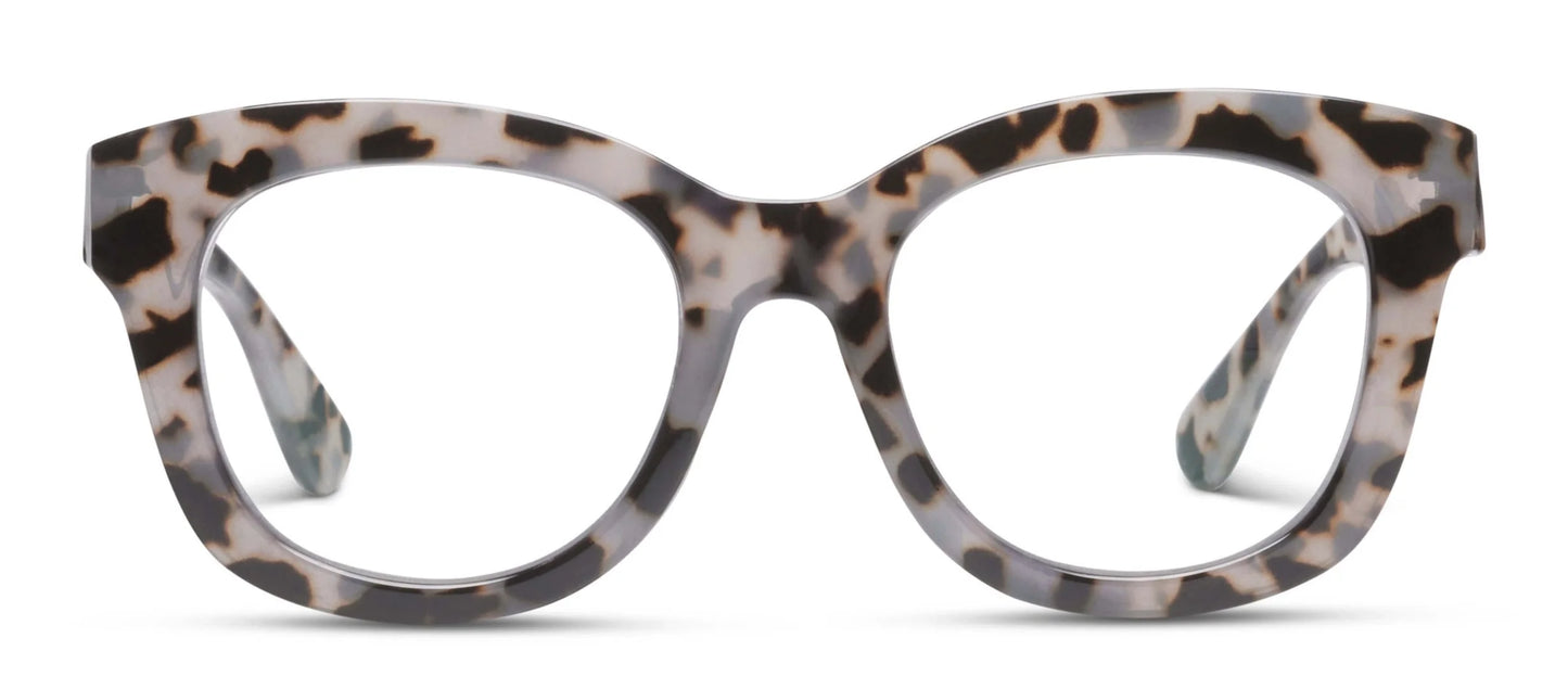 Center Stage Blue Light Glasses (Gray Tortoise)