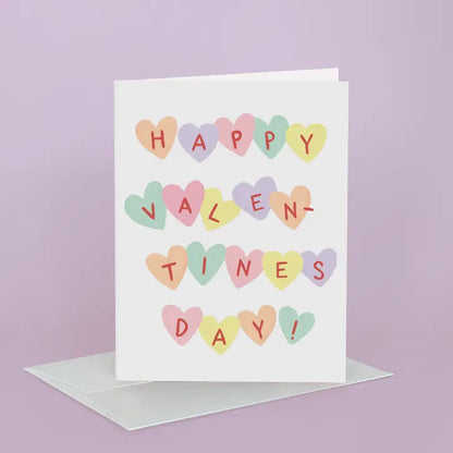 Conversation Hearts Card