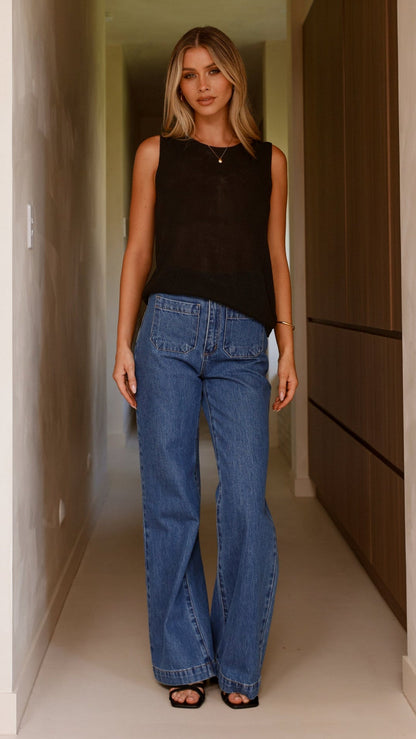 Fareeda Top - Black