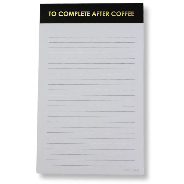 After Coffee Notepad
