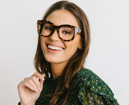Center Stage Blue Light Glasses (Tortoise)