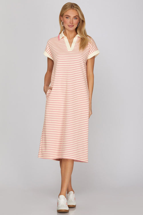 Coastal Club Midi Dress