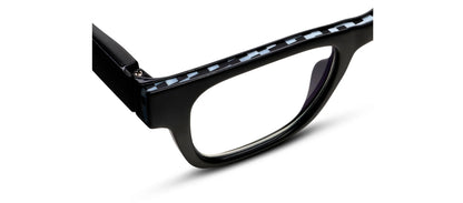 Black Bernadette Blue Light Glasses