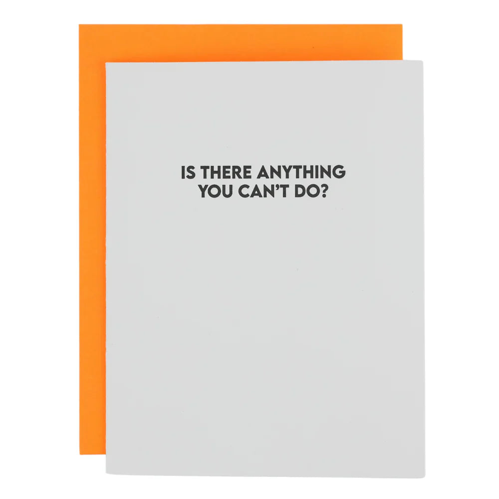 Anything You Can't Do Card
