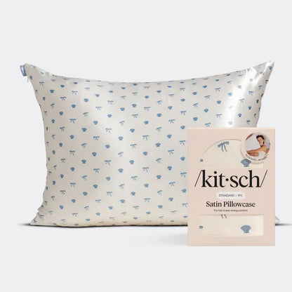 Coastal Blue Satin Pillowcase
