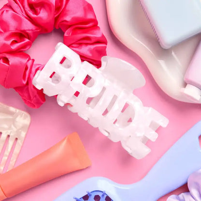 Bride Word Claw Clip