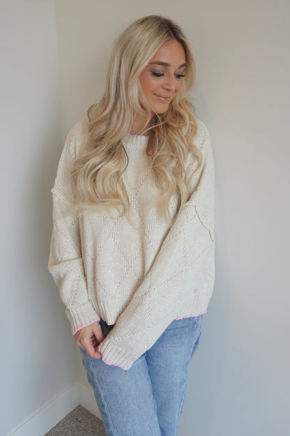 Diamond Knit Sweater