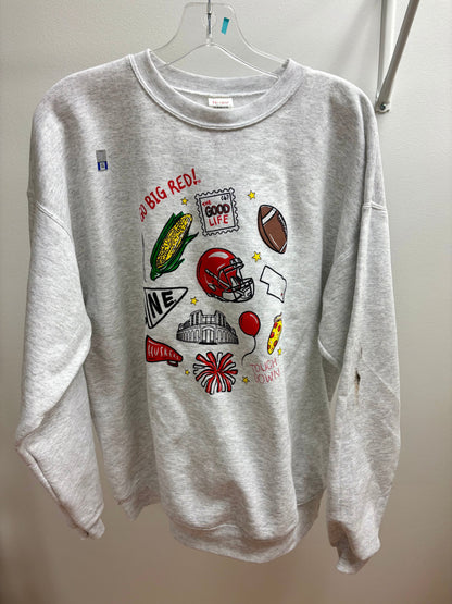 *Nebraska Icons Sweatshirt* (L)