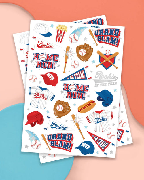 Baseball Temporary Tattoos