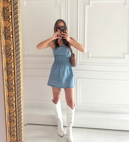 Delia Denim Mini Dress