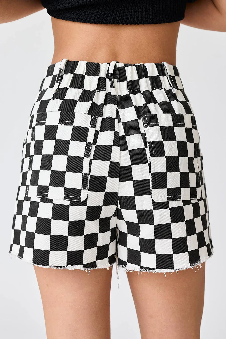 Checkmate Denim Shorts