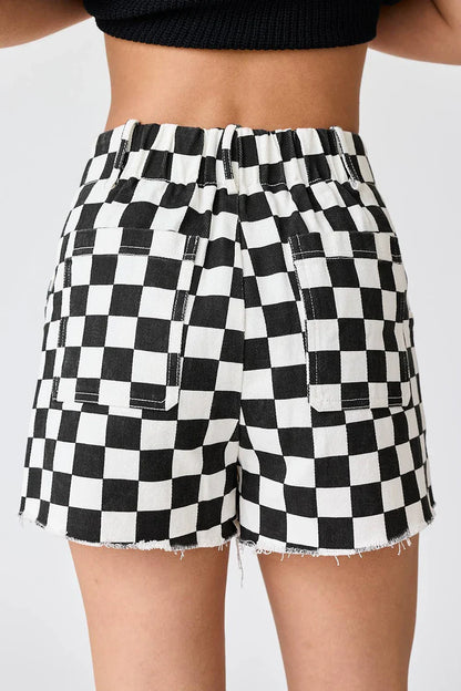 Checkmate Denim Shorts