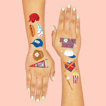 Baseball Temporary Tattoos