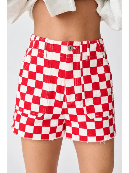 Checkmate Denim Shorts