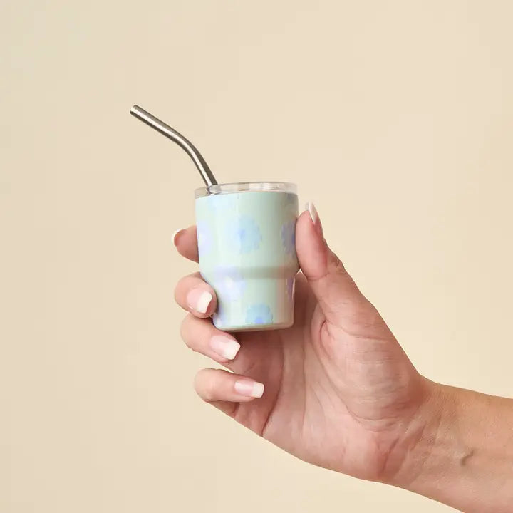 Darling Daisy Tiny Tumbler (Aqua)