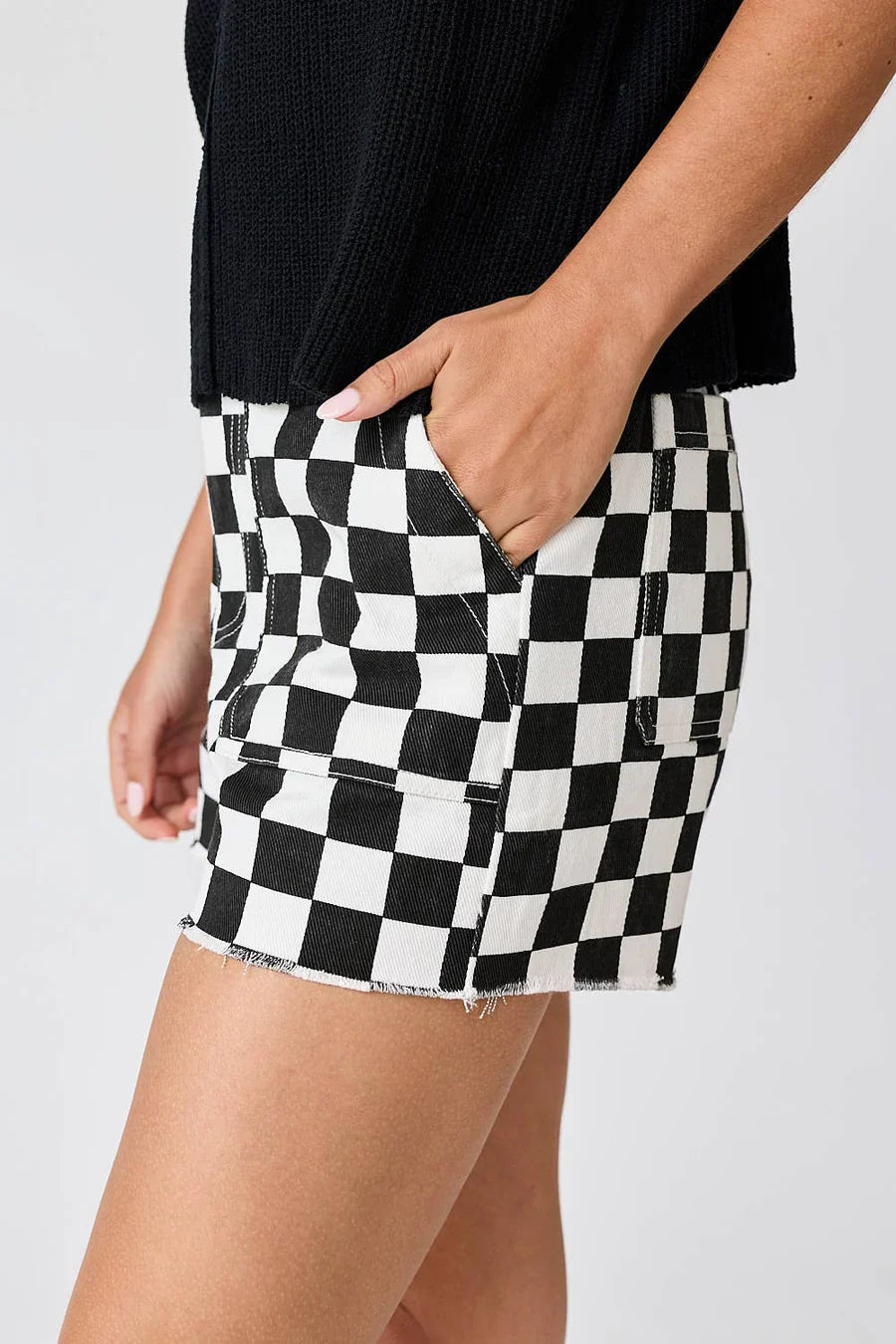 Checkmate Denim Shorts