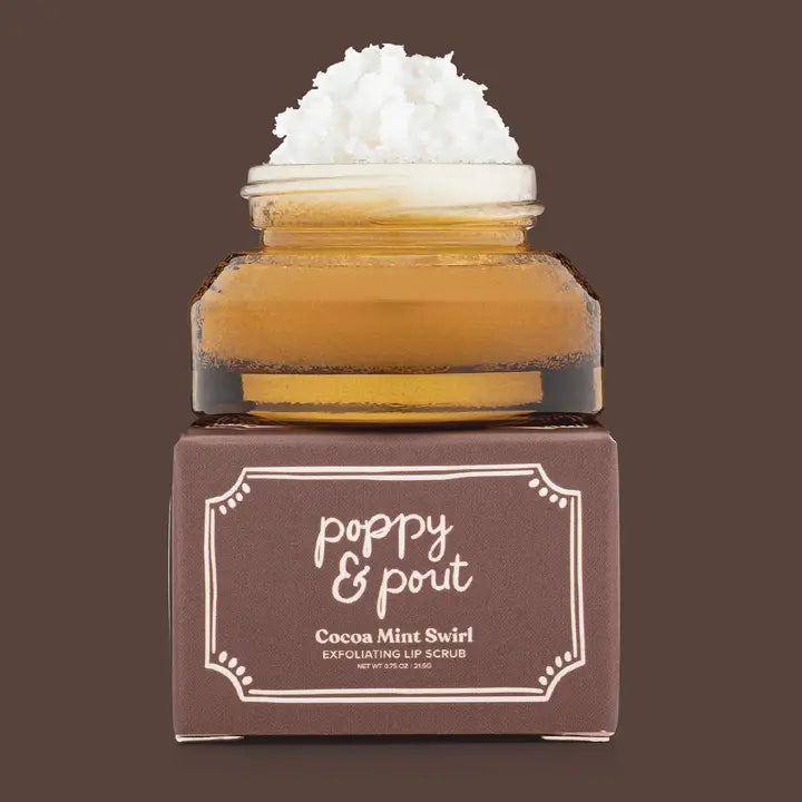 Cocoa Mint Swirl Lip Scrub
