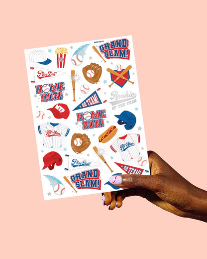 Baseball Temporary Tattoos