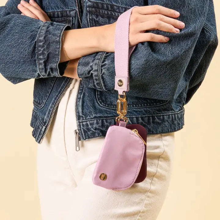 Dynamic Duo Pouch Wristlet (Lilac)