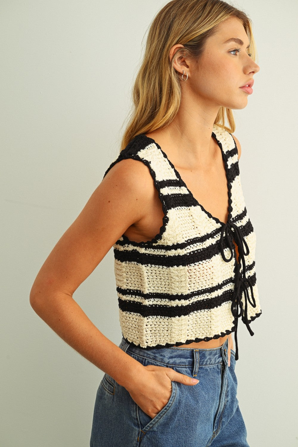 Coastal Muse Crochet Top
