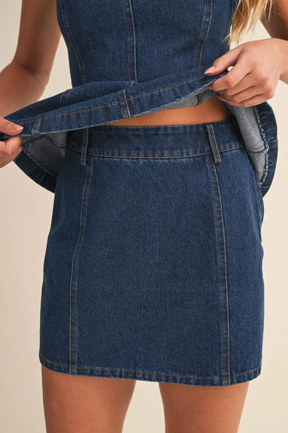 Dolly Denim Mini Skirt