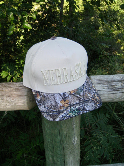 Camo Nebraska Trucker Hat