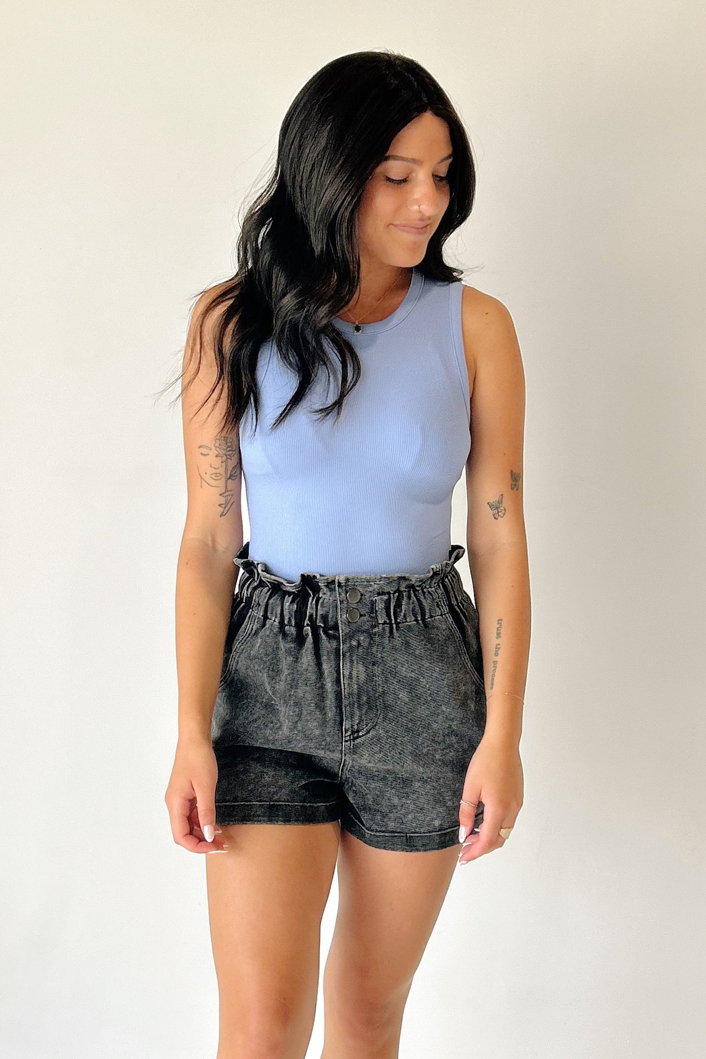 Emily Ribbed Tank Bodysuit