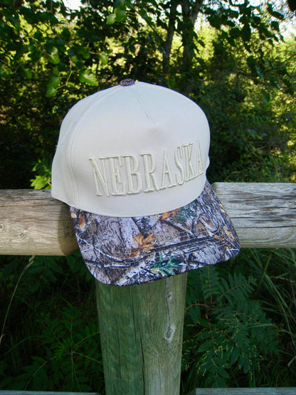 Camo Nebraska Trucker Hat