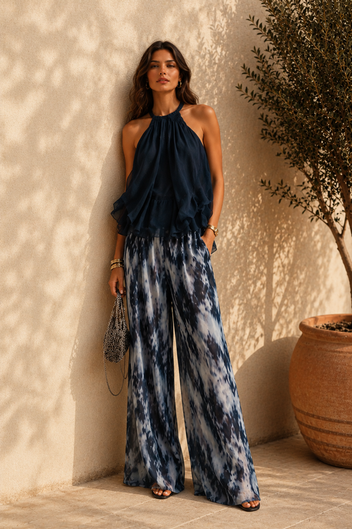 Driftwood Muse Halter Pant Set