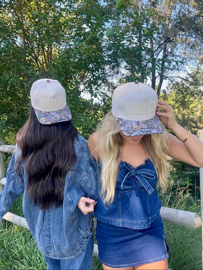 Camo Nebraska Trucker Hat